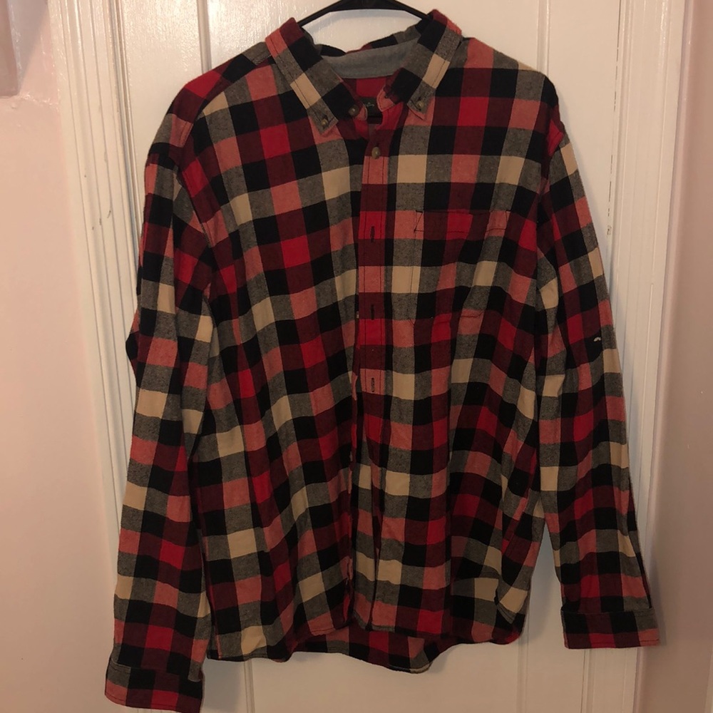 Men’s Red Flannel, Eddie Bauer, XXL